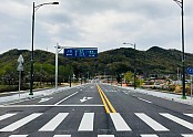 [도시디자인과]도민체전 대비 시민운동장 진입도로(중로 1-5) 조기개통.JPG