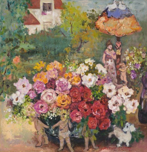 사랑 72.7x72.7 윤향남 2008 oil on canvas.jpg