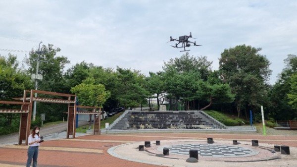[경북구미스마트그린산단사업단] 구미스마트그린산단  디지털시범서비스 실증지원사업 완료_사업단지 위험진단 및 관리드론서비스.jpg