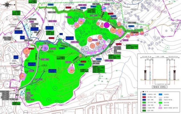 [문화예술과] 구미 황상동 고분군 사적공원 조성을 위한 발굴조사 현장공개행사_황상동 고분군 공원조성 계획도.jpg