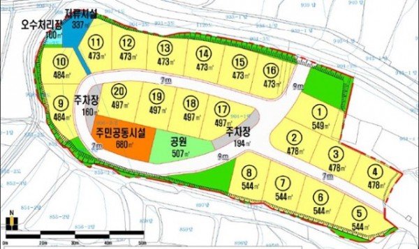 02의성군제공 리본빌리지조성사업 조성계획도.JPG