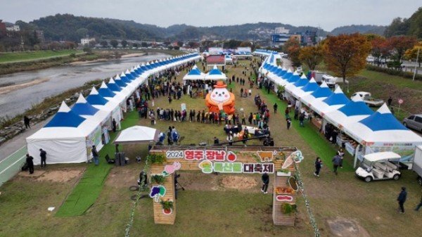 영주-4 영주장날 농특산물 대축제 문정둔치 행사장 전경.jpg
