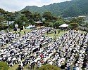 신천지예수교회 이만희 총회장이 17일 경기 청평 신천지 평화연수원에서 목회자를 대상으로 열린 ‘계시성취 실상증거 신천지 말씀대성회’에서 강연하고 있다.jpg
