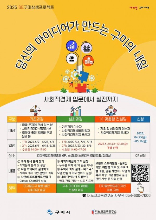[일자리경제과]사회적경제 인재 키운다…구미시  