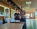 사진1. 의성군 의무정 궁도장 김명숙 총무부장(좌), 세계금궁스포츠협회 김도형 회장(우).jpg